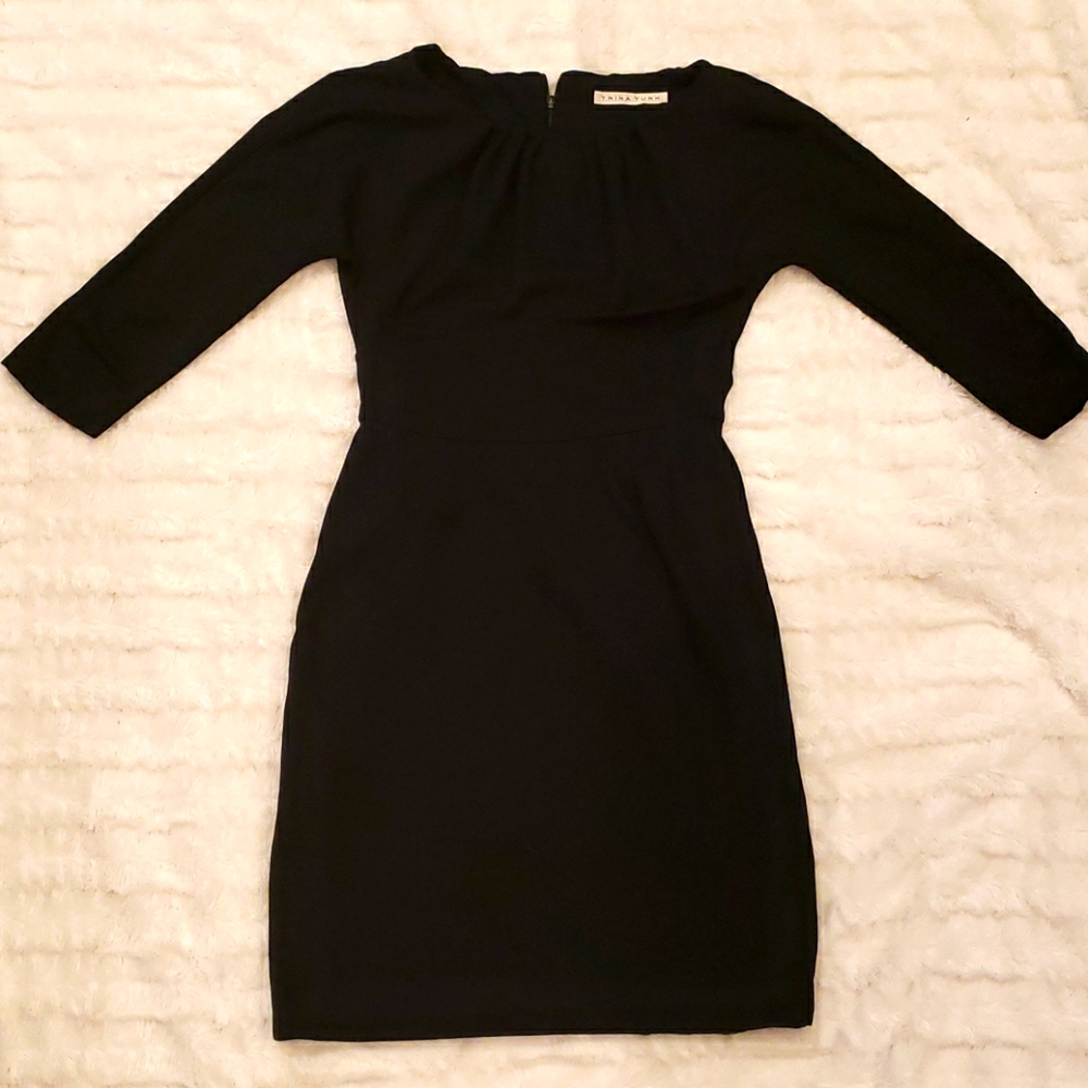 Trina Turk 3/4 Sleeve Sheth Dress